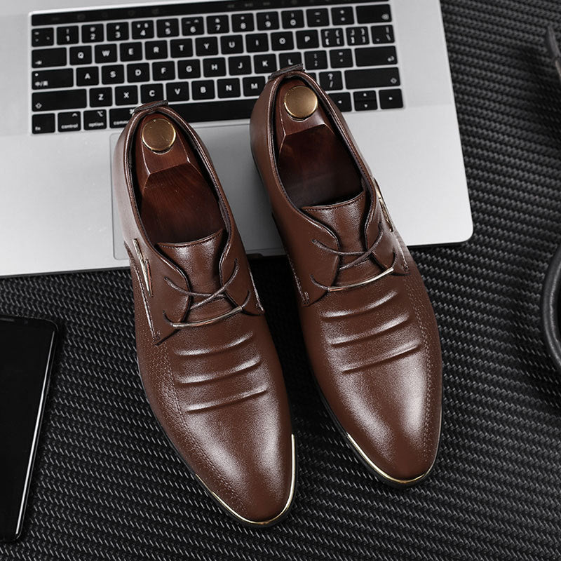 Business Formal Men's Lace-up Casual Shoes