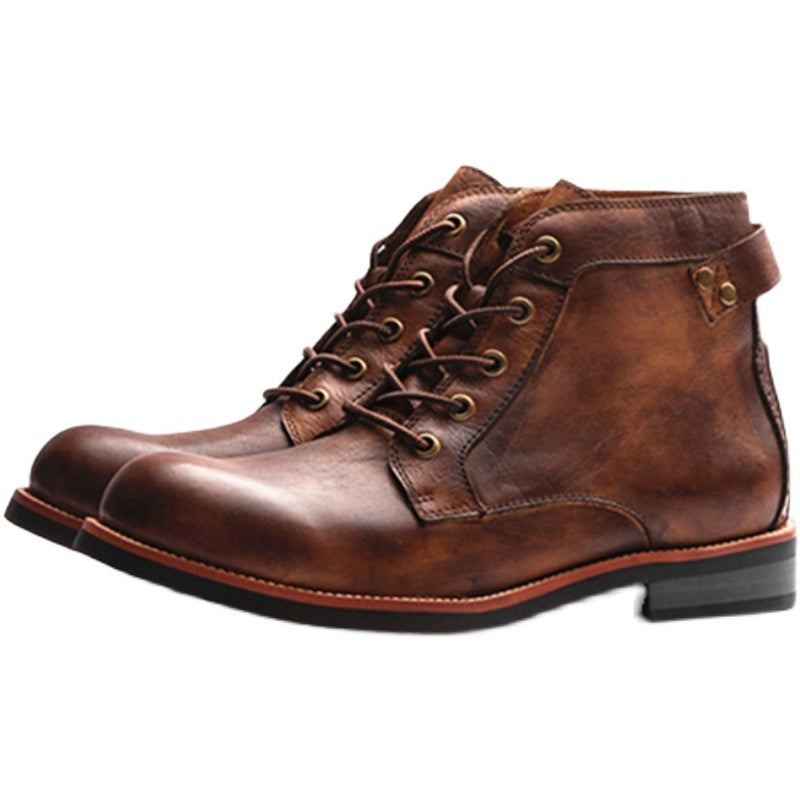 Men Shoes Military Plus Size Workwear Men's Boots