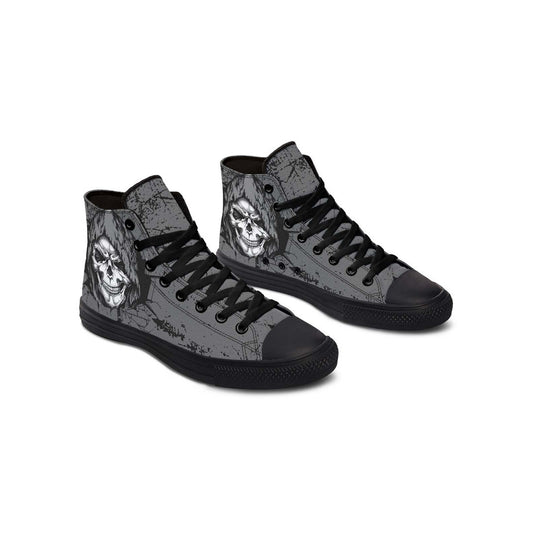 Printed Couple High Top Canvas Shoes