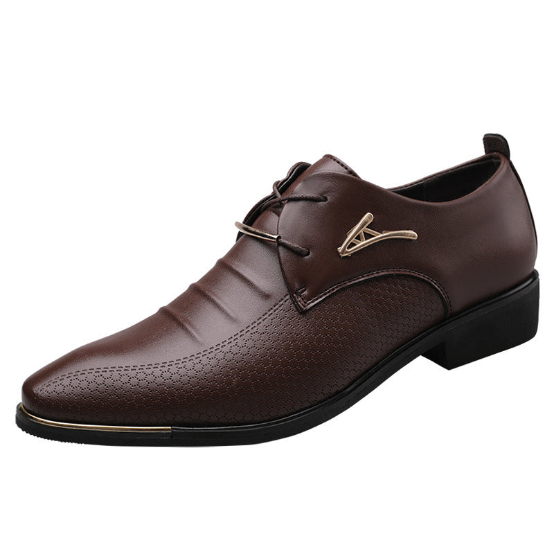 Business Formal Men's Lace-up Casual Shoes